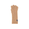 POLO RALPH LAUREN Guanti in lana e cashmere BROWN Donna 