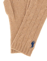 POLO RALPH LAUREN Guanti in lana e cashmere BROWN Donna 