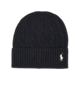 POLO RALPH LAUREN Berretto in lana e cashmere BLACK Donna 