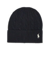 POLO RALPH LAUREN Berretto in lana e cashmere BLACK Donna 