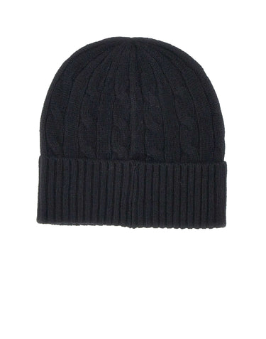POLO RALPH LAUREN Berretto in lana e cashmere BLACK Donna 