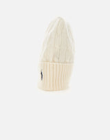 POLO RALPH LAUREN Berretto in lana e cashmere WHITE Donna 