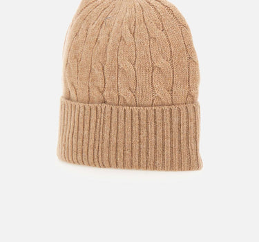 POLO RALPH LAUREN Berretto in lana e cashmere BROWN Donna 