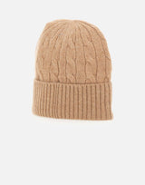 POLO RALPH LAUREN Berretto in lana e cashmere BROWN Donna 