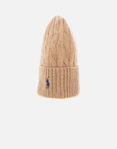 POLO RALPH LAUREN Berretto in lana e cashmere BROWN Donna 