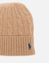 POLO RALPH LAUREN Berretto in lana e cashmere BROWN Donna 