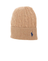 POLO RALPH LAUREN Berretto in lana e cashmere BROWN Donna 
