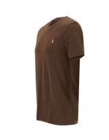 POLO RALPH LAUREN T-shirt Custom slim-fit in cotone BROWN Uomo 