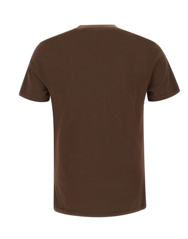 POLO RALPH LAUREN T-shirt Custom slim-fit in cotone BROWN Uomo 
