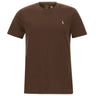 POLO RALPH LAUREN T-shirt Custom slim-fit in cotone BROWN Uomo 