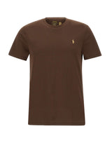 POLO RALPH LAUREN T-shirt Custom slim-fit in cotone BROWN Uomo 