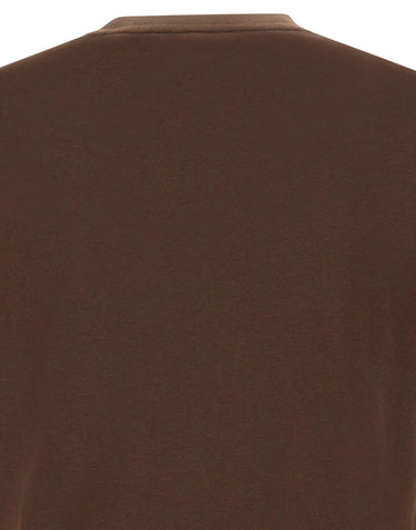 POLO RALPH LAUREN T-shirt Custom slim-fit in cotone BROWN Uomo 