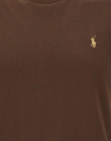 POLO RALPH LAUREN T-shirt Custom slim-fit in cotone BROWN Uomo 