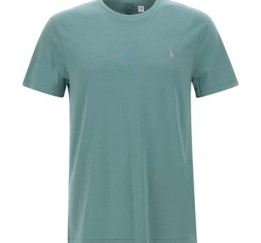 POLO RALPH LAUREN T-shirt Custom slim-fit in cotone GREEN Uomo 
