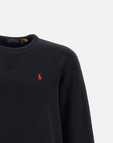 POLO RALPH LAUREN Felpa "MClassic" in cotone BLACK Uomo 