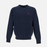 POLO RALPH LAUREN Felpa "MClassic" in cotone BLUE Uomo 