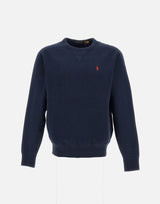 POLO RALPH LAUREN Felpa "MClassic" in cotone BLUE Uomo 