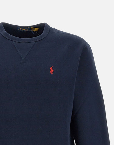 POLO RALPH LAUREN Felpa "MClassic" in cotone BLUE Uomo 