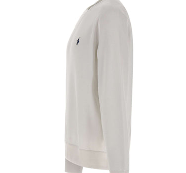 POLO RALPH LAUREN Felpa in misto cotone WHITE Uomo 