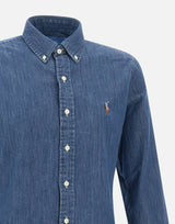 Camicia "Core replen" in denim di cotone 710792043 001 POLO RALPH LAUREN 