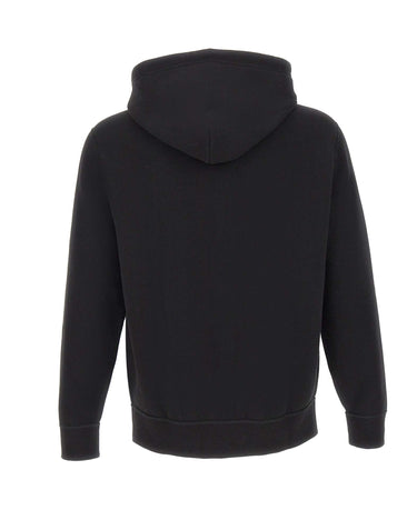 POLO RALPH LAUREN Felpa con cappuccio e zip "M Classic" BLACK Uomo 