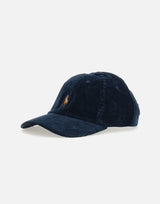 POLO RALPH LAUREN Cappello baseball in velluto a coste BLUE Uomo 