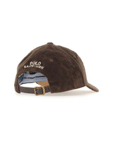 POLO RALPH LAUREN Cappello baseball in velluto a coste BROWN Uomo 