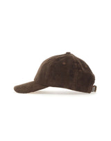 POLO RALPH LAUREN Cappello baseball in velluto a coste BROWN Uomo 