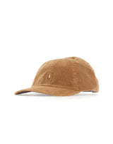 POLO RALPH LAUREN Cappello baseball in velluto a coste BROWN Uomo 