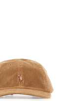 POLO RALPH LAUREN Cappello baseball in velluto a coste BROWN Uomo 