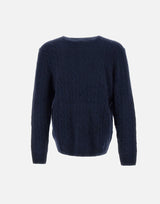 POLO RALPH LAUREN Maglia  "Classic" in lana e cashmere BLUE Uomo 