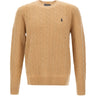 POLO RALPH LAUREN Maglia in lana e cashmere a trecce BEIGE Uomo 
