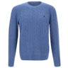 POLO RALPH LAUREN Maglia in lana e cashmere a trecce Light Blue Uomo 