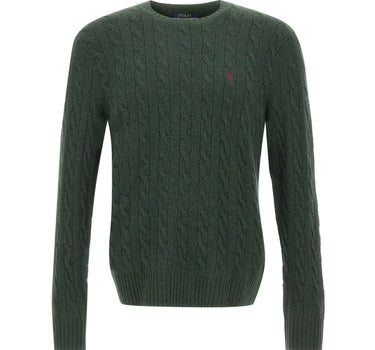 POLO RALPH LAUREN Maglia  "Classics" in lana e cashmere GREEN Uomo 