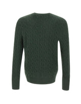 POLO RALPH LAUREN Maglia  "Classics" in lana e cashmere GREEN Uomo 