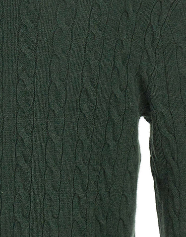 POLO RALPH LAUREN Maglia  "Classics" in lana e cashmere GREEN Uomo 