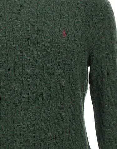 POLO RALPH LAUREN Maglia  "Classics" in lana e cashmere GREEN Uomo 