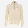 POLO RALPH LAUREN Maglia  "Classics" in lana e cashmere WHITE Uomo 