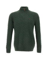 POLO RALPH LAUREN Maglia  "Classics" in lana e cashmere GREEN Uomo 