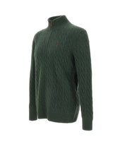 POLO RALPH LAUREN Maglia  "Classics" in lana e cashmere GREEN Uomo 