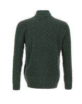 POLO RALPH LAUREN Maglia  "Classics" in lana e cashmere GREEN Uomo 