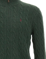 POLO RALPH LAUREN Maglia  "Classics" in lana e cashmere GREEN Uomo 