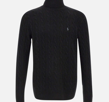 POLO RALPH LAUREN Dolcevita "Classics" BLACK Uomo 