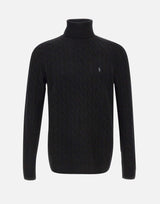POLO RALPH LAUREN Dolcevita "Classics" BLACK Uomo 