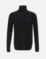 POLO RALPH LAUREN Dolcevita "Classics" BLACK Uomo 