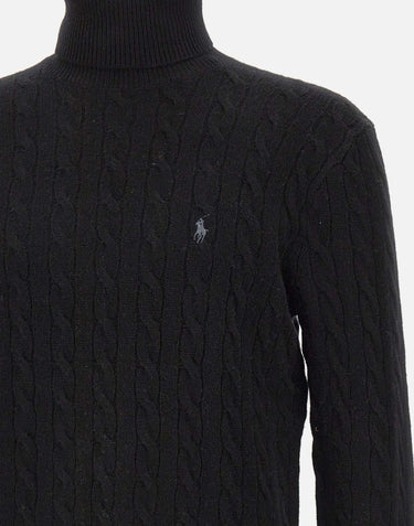 POLO RALPH LAUREN Dolcevita "Classics" BLACK Uomo 