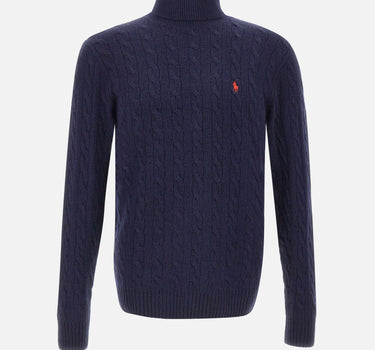 POLO RALPH LAUREN Dolcevita "Classics" BLUE Uomo 