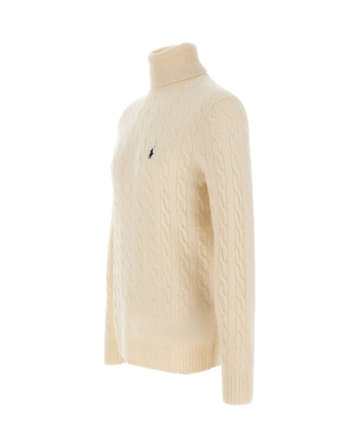 POLO RALPH LAUREN Dolcevita "Classics" WHITE Uomo 