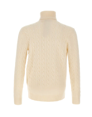 POLO RALPH LAUREN Dolcevita "Classics" WHITE Uomo 