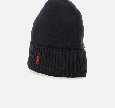 POLO RALPH LAUREN Cappello "M.Classic" in lana BLACK Uomo 